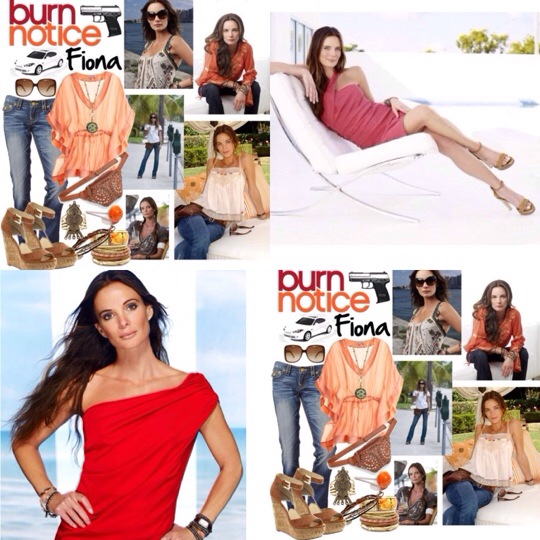 estilo fiona burn notice