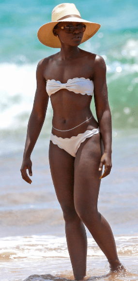 biquini branco Lupita nyongo